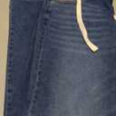 Sidefeel Women's Wide Leg Jeans High Waisted Stretchy Straight Leg Baggy Drawstring Zimbaplatinum Denim Pants 12