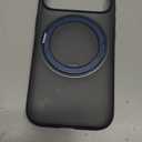 TORRAS 360 Magnetic Stand for iPhone 17 Pro Case, Ostand 3.0 [Fit for MagSafe][4X Mil-Grade Shockproof] Rotatable Kickstand Protective Cover, Camera Control Button, Translucent Deep Blue, O3 Fitness