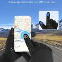 Thin&Thick Winter Gloves for Men and Women,Warm Waterproof Snow Glove for Cold Weather for Ski Hiking Driving Cycling (Large)