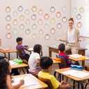 3 x Kosiz 60 Pcs Apple Decorations for Classroom Back to School Cutouts Boho Bulletin Board Decor Apple Paper Cut Decoration for Classroom Office Back to School Boho Party Wall Decor, 12 Styles