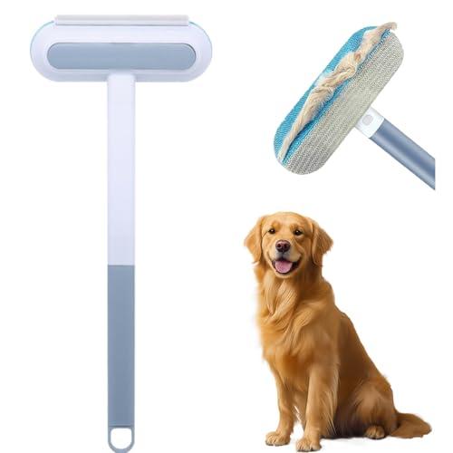 Multifunctional Pet Hair Remover, Long Handle 4 in 1 Hair Remover, Reusable, Suitable for Furniture, Carpet, Clothes, Bedding, Windows, Remove Dog and Cat Hair (2 PCS)