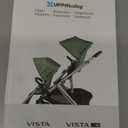 UPPAbaby Upper Adapter for Vista, Vista V2, and Vista V3 Strollers/ Compatible with Bassinet, Toddler Seat, Aria, Mesa V2, or Mesa Max Infant Car Seats / Quick + Secure Attachment / 1 Set