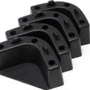 JSP Manufacturing Boat Marine Cooler Mounting Kit for Yeti Igloo Engle Coleman (Set of 4) Black or White