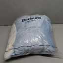 Bedsure Wearable Blanket Hoodie, Long Hooded Blanket Sweatshirt as Christmas Birthday Gifts for Men, Cozy Sherpa Hoodie for Adult, Oversize, Sky Blue