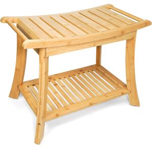 Bamboo Shower Bench, Bathroom Bench, Small Bench, Sauna Bench, Corner Bench, Wooden Shower Bench, Shower Stool Wood, Bathtub Bench, Spa Benches