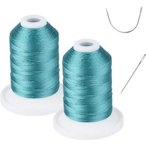 UV Resistant - Simthread 100% Polyester Bonded Thread Tex 69 (12wt) - 250 Yards x 2 Spools NP-C.Blue