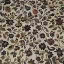 SUNFYCN William Morris Abstract Vintage Floral Velvet Design Throw Pillow Cover Home Decor, Art Deco Pillowcase Cushion Cover for Bed Sofa Living Room, Square Pillow Case 18x18inch (Beige Flower)