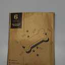 6 Pcs Non-Slip Dog Socks with Cute Bone Paw Grips Indoor Dog Socks for Hardwood Floors, Booties for Hot Pavement, Socks for Winter Snow, Paw Protector Socks (Modern Grey, Large)