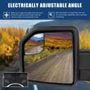 Driver Side Mirror Assembly Compatible with Ford F-150 2015-2020 with Power Adjustable Glass, Blind Spot Mirror Replace FL3Z17683AK (Left)