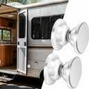 Magnetic Door Catch, RV Door Holder Baggage Door Catch for RV, Camper, Motorhome,Travel Trailers to Keep Door Open, Sturdy&Durable (White, 1.8 Inch- 2Pack)