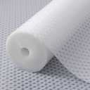Shelf Liners for Kitchen Cabinets Refrigerator Liners Waterproof & Oil-Proof Kitchen Cupboard Liner Non-Slip Drawer Mats EVA Material Non Adhesive Fridge Liner for Shelves Clear 35.4 x 236.2 Inches