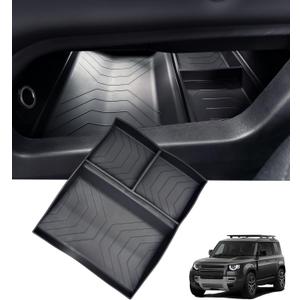Lower Center Console Organizer Tray for Land Rover Defender 90/110/130 2026 2025, Interior Accessories Insert Tray Storage Box for 2025-2026 Defender, Black