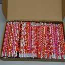 Yexiya 600 Pieces Red Heart Pencils Novelty Heart Cupid Rose Love Printed Pencils Assorted for Teachers Nurses Students Gifts School Mother's Day Party Supplies