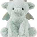 Apricot Lamb Toys Plush Green Plush Dragon Dinosaur Stuffed Animal Soft Cuddly Perfect for Child Medium, 12 Inches