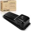 A-Premium Engine Oil Pan Sump with Drain Plug Compatible with Cummins ISB 5.9L/6.7L