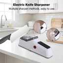 Besynersharp Pro, 2026 New Electric Knife Sharpener for All Kitchen Knives, Double Sided Knife Sharpener with Replacement Grinding Tools, Quick Sharpening & Polishing, Stable Non-Slip Base (1PCS)