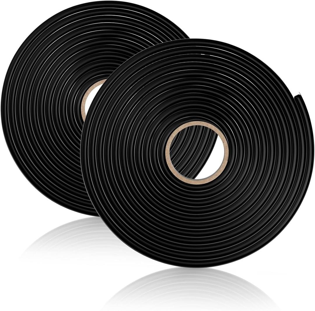 ZXMOTO 13Ft Headlight Sealant Retrofit Refit Butyl Rubber Glue Reseal for Car Headlamps Window Door Windshield (2 Pieces)