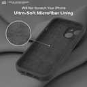 LOVE 3000 Designed for iPhone 13 Case, Premium Silicone with [Camera Protection] [Soft Anti-Scratch Microfiber Lining] Shockproof Protective Phone Case for iPhone 13 Women Men Girls 6.1", Black