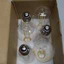 Brightever Dimmable LED Light Bulbs 60W Equivalent, 4000K Cool White Edison Light Bulb, 7W, 850LM Vintage E26 Base Bulb, 90+CRI, ST58 Clear Glass Antique LED Filament Bulbs for Bathroom, 6-Pack