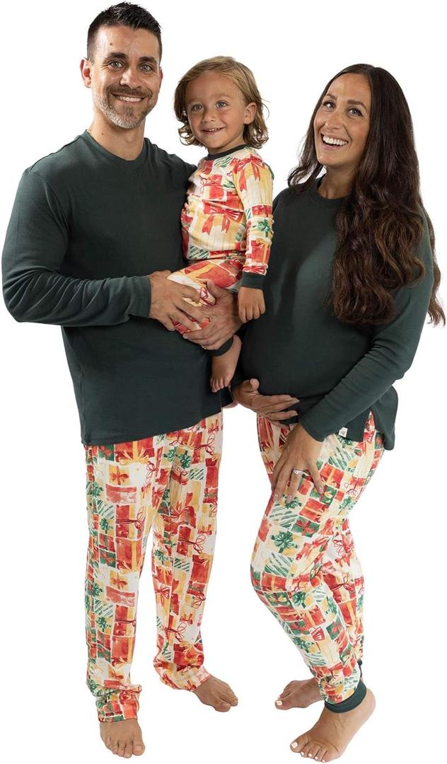 Burt's Bees Baby Baby Family Jammies Matching Holiday Organic Cotton Pajamas (All Wrapped Up)