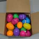 24 Pack Easter Eggs with Cute Squishy Animal Toys, Colorful Fillable Plastic Eggs for Easter Egg Hunt, Party Favors, Basket Stuffers for Kids, Small