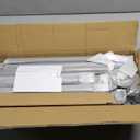 DIYHD 2 Tier Ceiling Mount Black Shelf Bracket,U Shape Pumbing Pipe Kitchen Storage Brackets (No Planks), 37" Bracket-2 Pairs