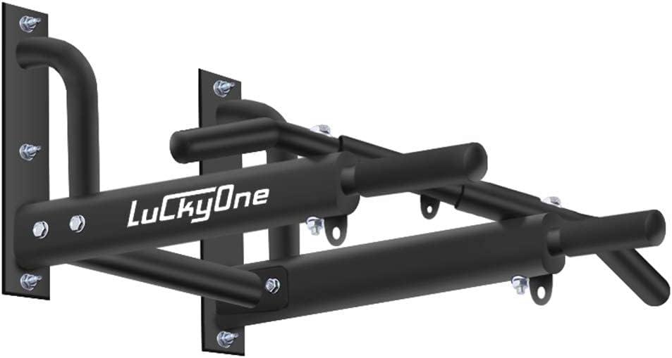 Wall Mount Pull Up Bar, Heavy Duty Steel Joist Mount Chin Up Bar, Pull-Up Bar With Wood Mount and Wall Mount Screws