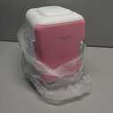 Cooluli Mini Fridge for Bedroom - Car, Office Desk & Dorm Room - Portable 4L/6 Can Electric Plug In Cooler & Warmer for Food, Drinks, Skincare Beauty & Makeup - 12v AC/DC & Exclusive USB Option, Pink