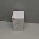 Car Trash Can, Car Trash Bin with Lid, Car Accessories for Women Interior, Car Garbage Can with Additional 2 ABS Hooks and 60pcs Trash Bags, Suitable for Home, Office, Car Organizer, Black