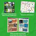 2 x Skillmatics Scrapbooking Kit & Origami Puzzle Book - 48 DIY Folding Puzzles with Fun Fact Encyclopedia, STEM Learning & Travel Toy, Brain Teasers, Educational Gifts for Ages 6, 7, 8, 9, 10 and Up