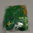 DMIGHT 163Pcs St. Patrick's Day Accessories Party Favor Set, Tattoo Stickers, Necklaces, Bracelets, Shamrock Glasses, lucky Coins for Irish Party Supplies