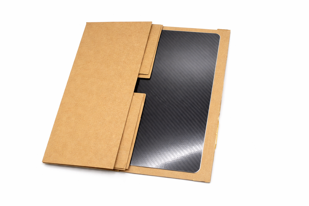 Double Sided PEO PET Build Plate for Bambu Lab X1C/X1/X1E/P1P/P1S/A1, Smooth Diamond PEO+Carbon Fiber Texture PET Spring Steel Sheet Plate 257x257mm for Bambu 3D Printer