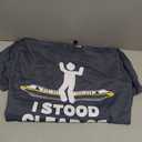 Please Stand Clear of the Doors Mono rail T-Shirt, Dark Heather Drey, XL