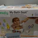 Ingenuity My Bath Seat for Sit-Up Baby Bathing, Sure & Secure Suction Cups, ASTM Safety Tested & Approved, Backrest for Assisted Sitting, Easy Setup & Storage, Gray