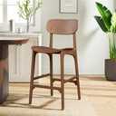 Solvang Wood Bar Stool- Brown Ale Finish