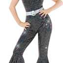 Morph Disco Costume Womens 70s, Disco Outfit Woman, 70's Costumes, Halloween Costumes For Women Adult XL