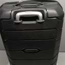 Samsonite Freeform 24-Inch Medium Luggage with Dual 360 Spinner Wheels - Checked Suitcase - TSA Lock, Airline-Approved - Durable Polypropylene Expandable Hardshell for Lightweight Travel - Black