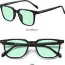 Gtand Unisex Vintage Retro Square Style Tinted Sunglasses For Men Women Fashion Rectangle Sun Glasses 52mm