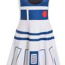 The Force Awakens Adult Rey Costume Chewbacca Rhinestone Costume Princess Leia Costume adults costumes (XX-Large, Pink)