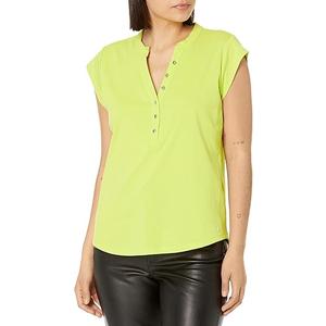 Calvin Klein Womens Ck Women's T-Shirt Button Down