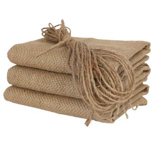 Heavy-Duty Burlap Sacks 23" X 38.6" with Drawstring, 3 Pack  Eco-Friendly Reusable and Durable Gunny Sacks for Potatoes, Grains, Gardening, Sack Racing and Frost Protection