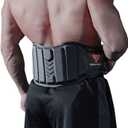 Weight Lifting Belt, Weightlifting Belt,Workout Gym Powerlifting Belt 7 inch,Fitness Back Support for Cross Training, Squats, Lunges (Black (Double EVA))