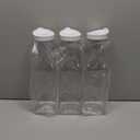 Laundry Detergent Dispenser, 54 Oz Fabric Softener Dispenser, Plastic Liquid Laundry Detergent Container, Laundry Detergent Organizer for Laundry Room Organization with 4 Labels, 3 Pack