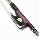 ernambuco Stick Viola Bow 4/4 Size 430M VINGOBOW 74.5 cm Concert Level Shield Pattern Ebony Frog Well Balanced Sweet Sound Quality Natural Horse Hair 