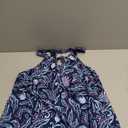 Yonique Two Piece High Neck Tankini Swimsuits for Women Tummy Control Bathing Suits Floral Print Swimwear (Large, Blue Flower 02)