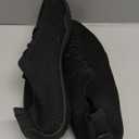 Barefoot Shoes Women Wide Slip-On Barefoot Running Tennis Walking Sneakers Minimalist Breathable Shoes Zero Drop Sole for Workout Gym Travel (9.5 Wide, Black)