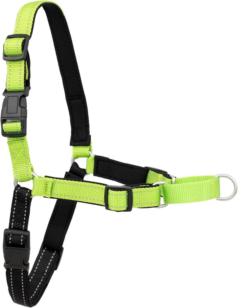 PetSafe Easy Walk Deluxe Dog Harness, No Pull Dog Harness Perfect for Leash & Harness Training Stops Pets from Pulling and Choking on Walks Medium/Large, Apple