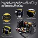 MARUTAI 24'' Large Tool Tote Bag, Open Top Tool Bag, 29 Pocket Heavy Duty Waterproof Tool Organizer, for Mechanics, Electricians