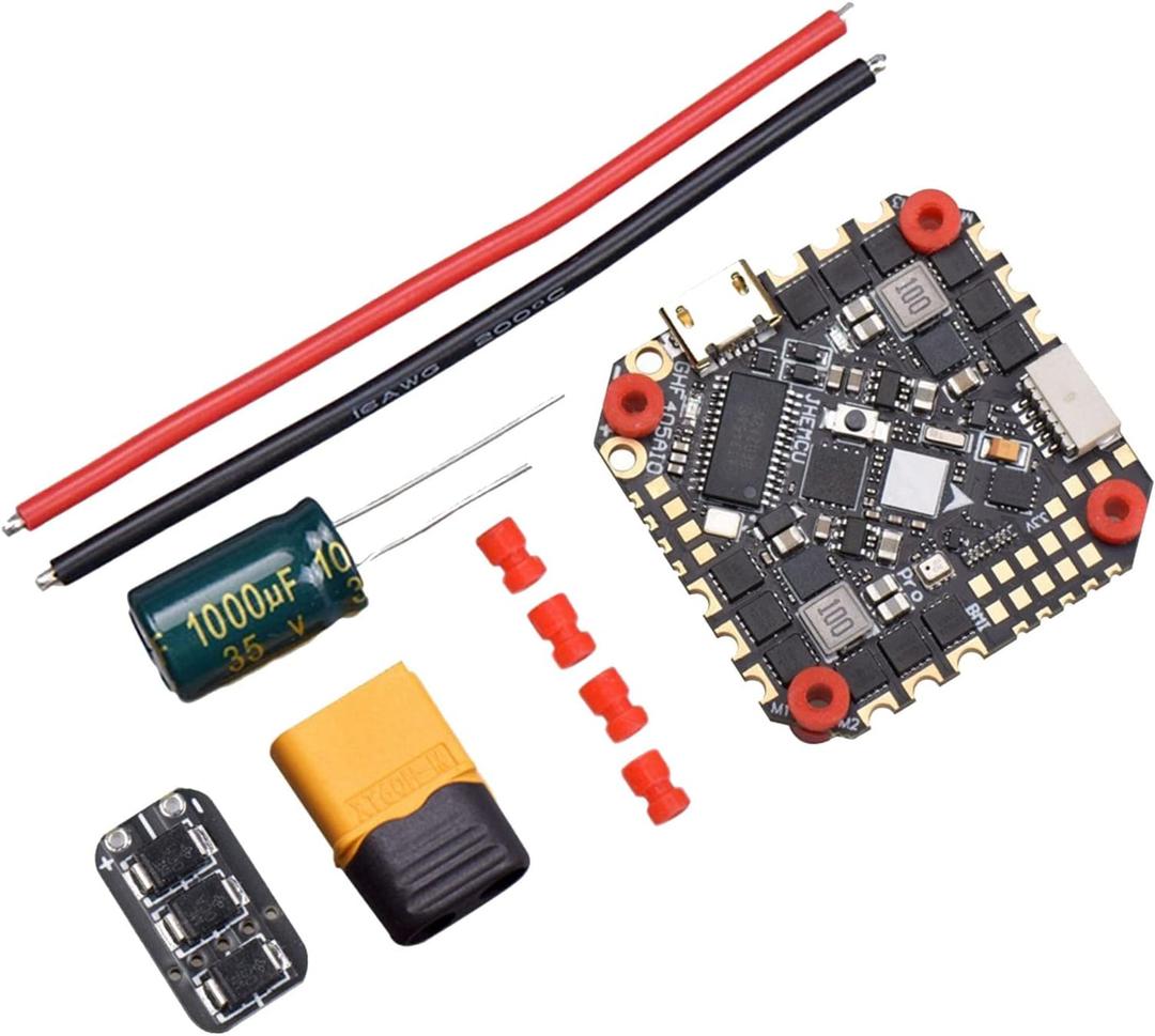 GoolRC GHF405AIO-BMI F405 Flight Controller W/5V 10V BEC Built-in 40A BLHELI_S 2-6S 4 in 1 ESC 25.5X25.5mm for FPV Drone GoolRC GHF405AIO-BMI F405 Flight Controller W/5V 10V BEC Built-in 40A BLHELI_S 2-6S 4 in 1 ESC 25.5X25.5mm for FPV Drone