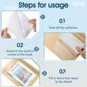 Junkin 20 Pcs Adhesive Pockets for Planners Index Card Pockets Planner Accessories Folder Self Sticky Clear Ideal Holder Top Open Add Storage Space to Notebooks Journal Office School Vinyl, 2 Styles